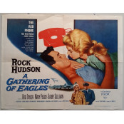 A Gathering of Eagles - Original 1963 Universal Studios Jumbo Window Card